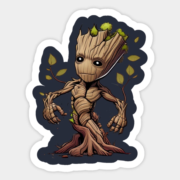 Baby Groot Sticker by Drank